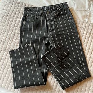 RVCA High Waist Cropped Denim Pants